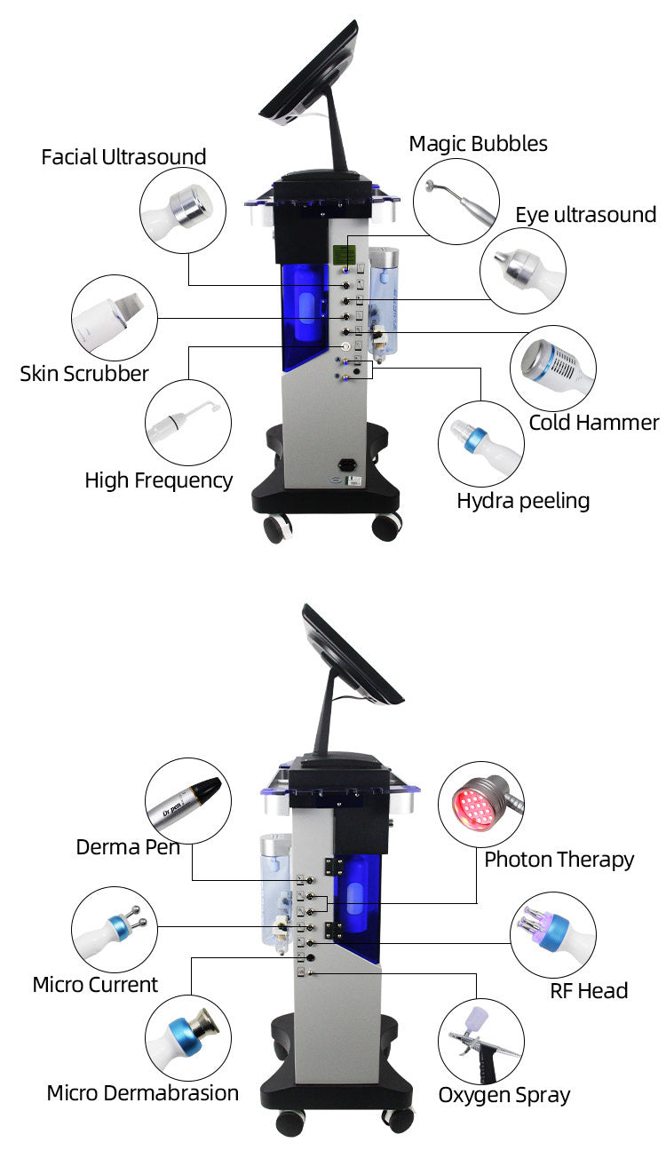 Hydrafacial Multifuncional 14 en 1