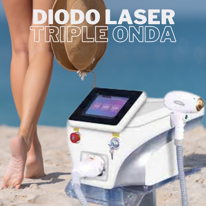 Diodo Laser Triple Onda 755nm,808nm y 1064 – Juventus Med Spa